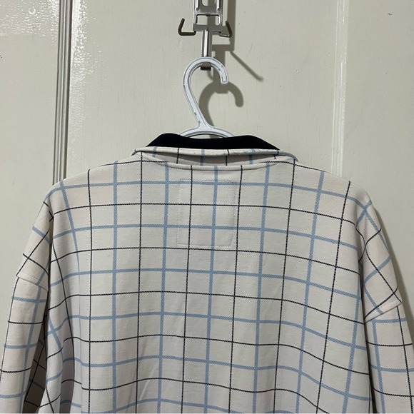 Ecko Unlimited White and Blue Checked Zipup - Picture 2 of 9